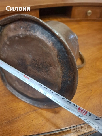 Антикварна медна кана, снимка 10 - Антикварни и старинни предмети - 53893024