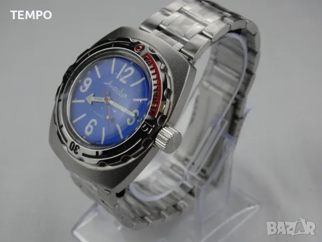 ВОСТОК АМФИБИЯ АВТОМАТИЧЕН ref: 090914, снимка 5 - Мъжки - 43232653