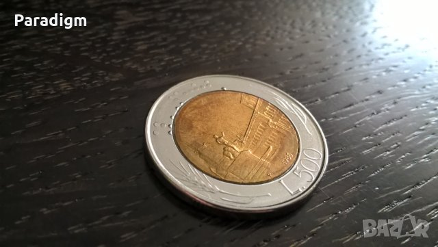 Монета - Италия - 500 лири | 1986г.