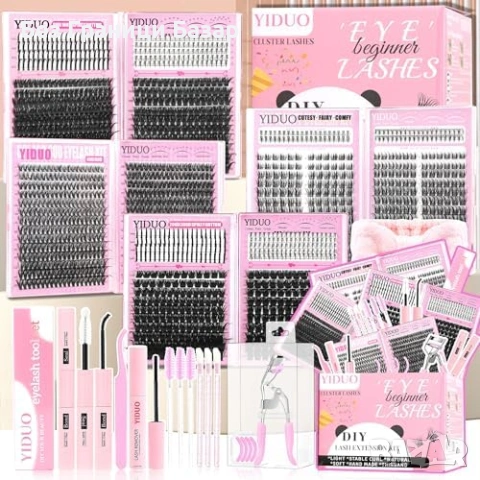 Нови Обемни снопчета мигли 1888 броя 40D-300D Manga комплект за домашна употреба