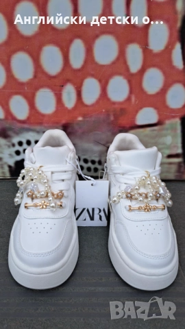 Английски детски кецове-ZARA , снимка 2 - Детски маратонки - 51657985