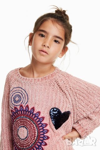 Desigual детска блуза/пуловер момиче, 11/12год, 146/152, снимка 2 - Детски Блузи и туники - 39338152
