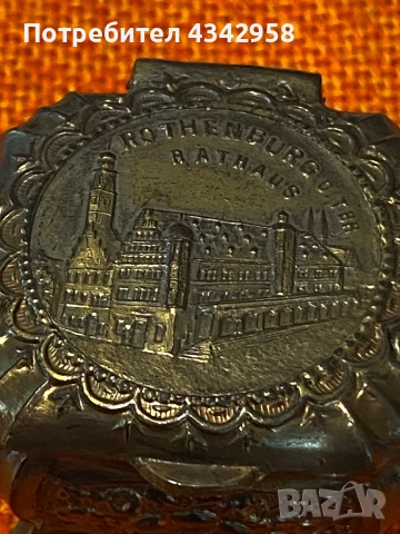 Метална ретро кутия за бижута. Германия , снимка 2 - Антикварни и старинни предмети - 51548589