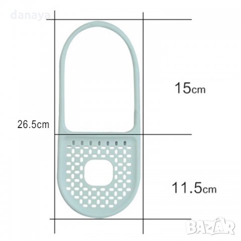1672 Регулираща силиконова поставка за гъба органайзер за кухня баня, снимка 10 - Органайзери - 30099518