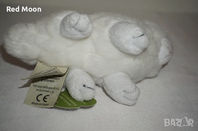 Бял Плюшен Заек 17см, снимка 7 - Плюшени играчки - 47390306