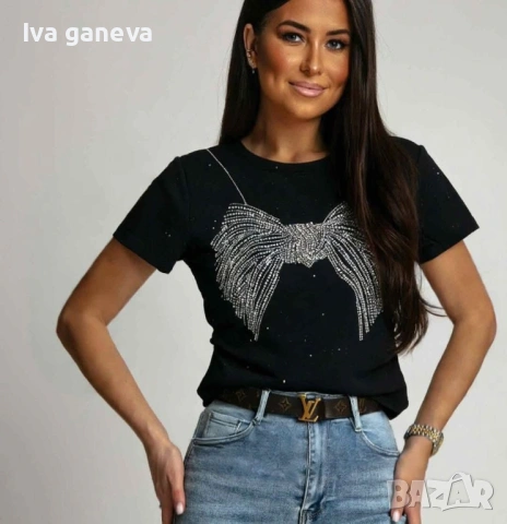 Тениска с камъчета 