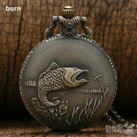 Уникален бронзов  скулптурен джобен часовник, Кварцови ретро , снимка 17 - Мъжки - 31628356