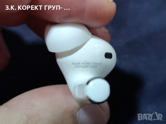 Bluetooth Слушалки Apple AirPods Pro 2019 Оригинални, снимка 4 - Слушалки и портативни колонки - 42748429
