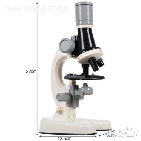 УЧЕБЕН МИКРОСКОП 1200x + АКСЕСОАРИ, снимка 9 - Образователни игри - 42830979