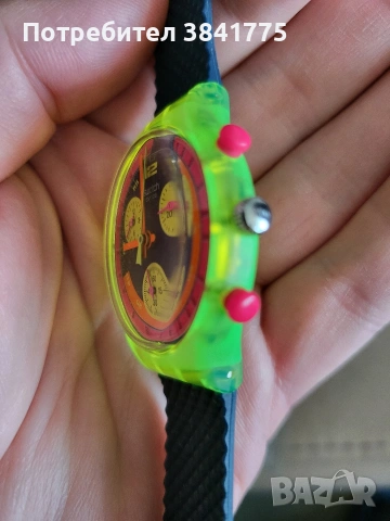Vintage Swatch Watch Grand Prix SCJ101 1992 Chrono, снимка 3 - Мъжки - 53985275