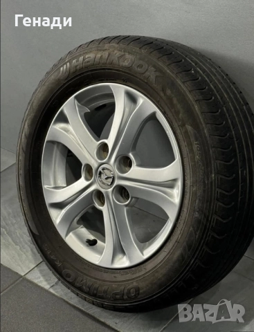 Оригинални джанти за Mazda 3 BK 15 цола 15" / 6J / ЦО 67.1 / 5х114.3 + 4 еднакви всесезонни гуми