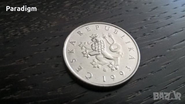 Монета - Чехия - 1 крона | 1993г., снимка 3 - Нумизматика и бонистика - 29305287