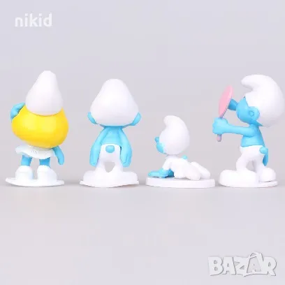12 бр смърф Смърфовете The smurfes пластмасови фигурки фигурка играчка украса за торта топер pvc  , снимка 6 - Фигурки - 47292675