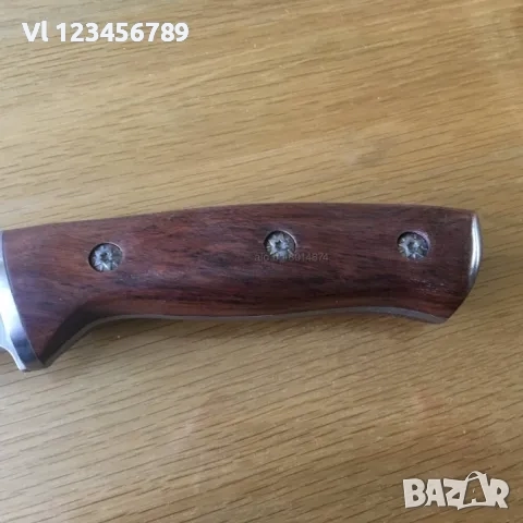 Ловен нож масивен фултанг 110x220-кания кожа, снимка 3 - Ножове - 52189913