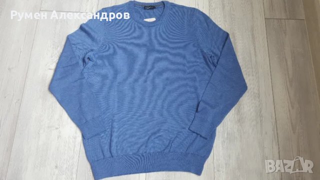 Чисто нов син мъжки пуловер LC WAIKIKI BASIC размер L 