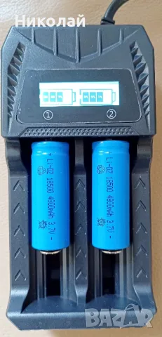 Зарядно устройство за батерии р-р АА, ААА, 18650, 18500, 26650, 14500, 16340, 21700 и други, снимка 5 - Друга електроника - 50273257