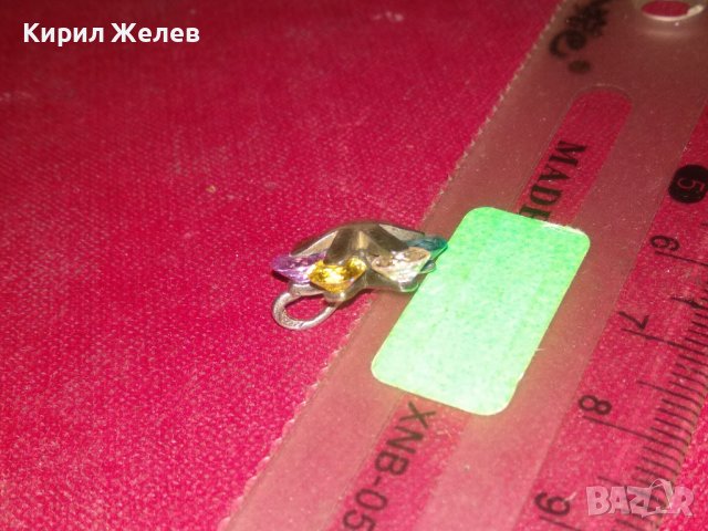 СКЪПОЦЕНЕН ФЛОРАЛЕН СРЕБЪРЕН ПЕНДАНТ СРЕБРО925 с ФАСЕТИРАНИ ИСКРЯЩИ БЛАГОРОДНИ КАМЪНИ КРИСТАЛИ 27280, снимка 7 - Колиета, медальони, синджири - 39268135