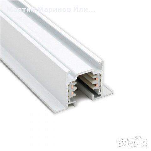 Трифазна шина Oткрит Mонтаж.Цвят бял, снимка 2 - Лампи за таван - 30397828