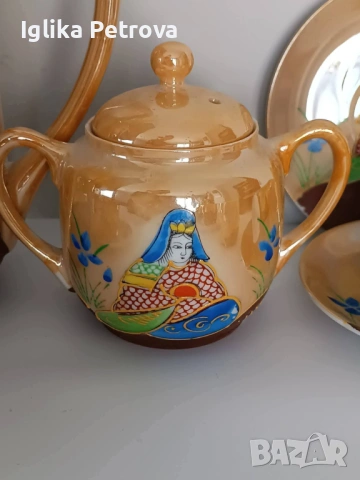 Японски сервиз за кафе , снимка 5 - Антикварни и старинни предмети - 54167183