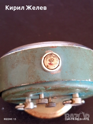 Винтидж механичен будилник СЛАВА СССР рядък с римски цифри 51128, снимка 4 - Антикварни и старинни предмети - 51823829