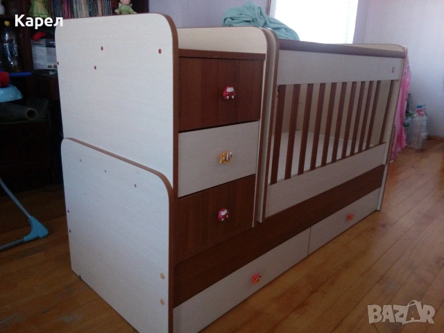 Продавам Детско креватче, люлка, снимка 2 - Спални и легла - 54081220