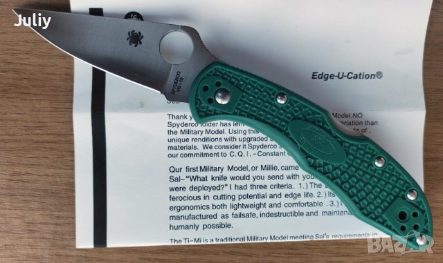 Spyderco Delica 4, снимка 7 - Ножове - 39228369