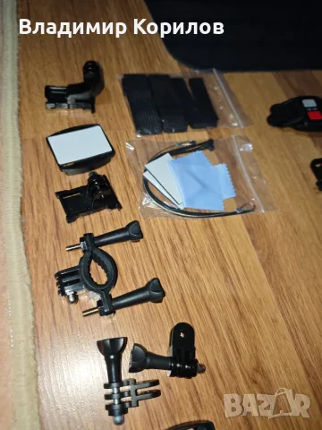 Екшън камера Akaso Brave 7 dual battery pack + комплект с всякакви приставки..., снимка 7 - Камери - 56054710