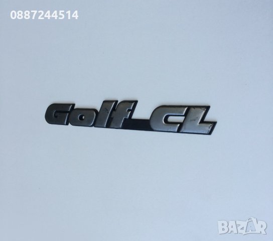 емблема  VW GOLF CL , снимка 3 - Части - 37591389