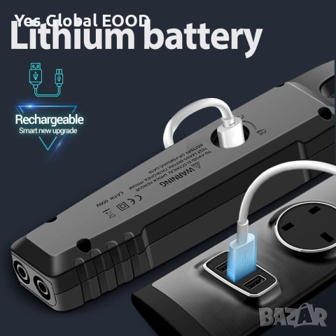 ANENG мултицет клещи U-образен, цветен LCD, акумулаторен, снимка 7 - Клещи - 52402843