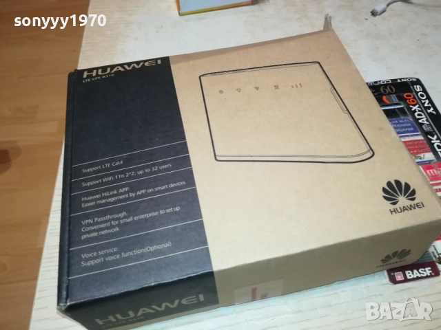 huawei 4g рутер с 2 антени 2310250753, снимка 3 - Рутери - 52150387