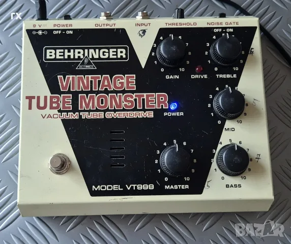 Китарен педал Behringer VT999 Vintage Tube Monster (Лампов овърдрайв)