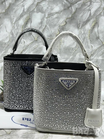 чанти с камъни prada , снимка 5 - Чанти - 50745496