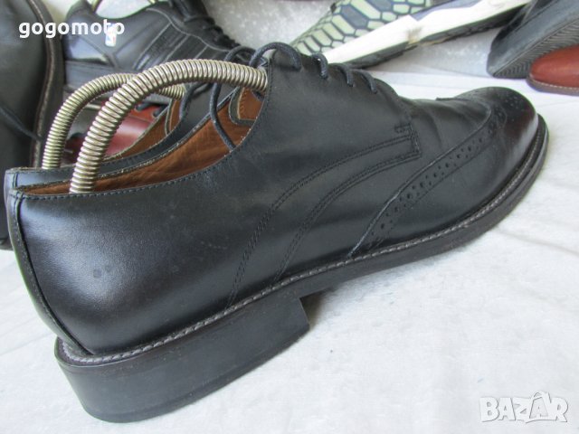 КАТО НОВИ TCM МЪЖКИ ОБУВКИ ОКСФОРД 43 - 44 ОТ ЕСТЕСТВЕНА КОЖА В ЧЕРЕН ЦВЯТ, снимка 14 - Ежедневни обувки - 37604870