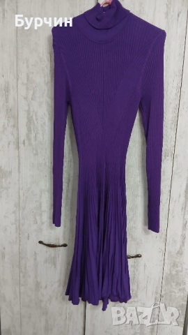 Лилава рокля размер L