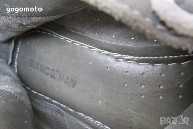 мокасини BIG BOY, мъжки боти, полу боти Bianco®, N- 45- 46, висококачествена естествена кожа, снимка 3 - Мъжки боти - 34965317