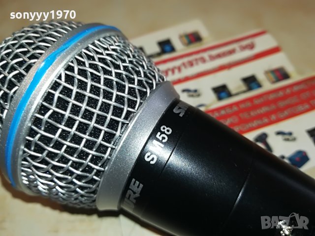 shure sm58 blue line 3012221222, снимка 6 - Микрофони - 39143350