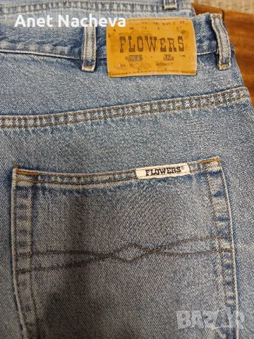 Дънки мъжки-2 чифта- AUTHENTICS и FLOWERS , снимка 9 - Дънки - 48817855