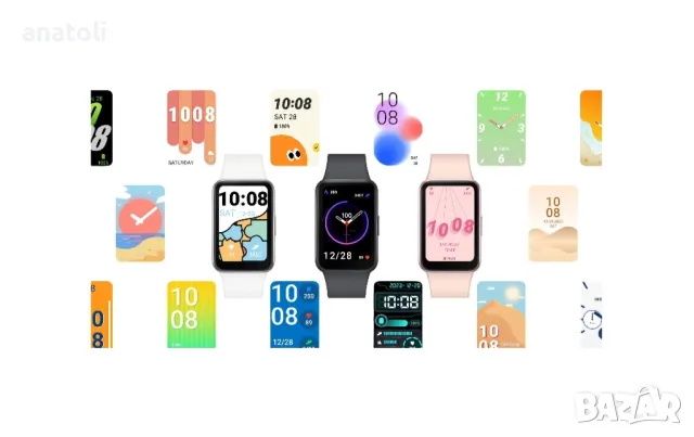 чисто нова Фитнес гривна Samsung Galaxy Fit3, Сив , снимка 7 - Смарт часовници - 49925929