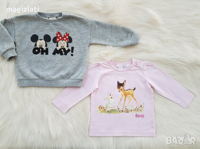 Бебешки блузи ZARA и H&M 6-9 месеца , снимка 7 - Бебешки блузки - 38157888