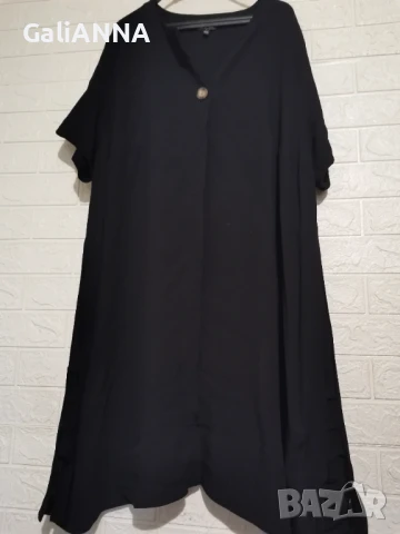 СТРАХОТНА ЕФИРНА РОКЛЯ ВИСКОЗА 3XL-5XL, снимка 5 - Рокли - 50926900