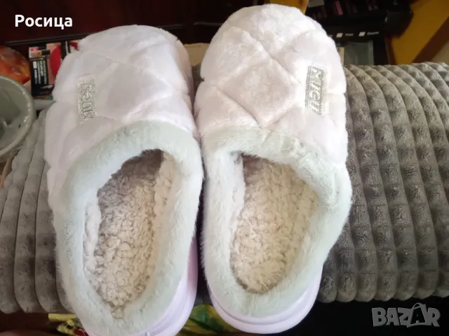 Дамски пантофи чехли в светло лилаво нови номер 40 стелка 25.5 см зимни.