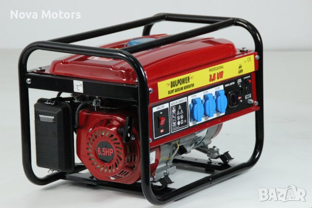 Генератор За Ток 2.6KW BULPOWER Бензин-Газ, снимка 2 - Генератори - 39660529