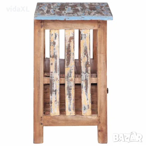 vidaXL Нощно шкафче, 41x30x50 см, махагоново дърво масив, снимка 6 - Скринове - 56146545