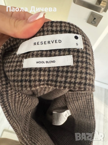 Пепитен комплект от вълна Rezerved, снимка 5 - Костюми - 54225514