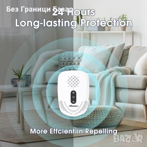 Нови 4 броя ултразвуков репелент против мишки плъхове комари паяци за дом UK контакт, снимка 5 - Други стоки за дома - 54133770