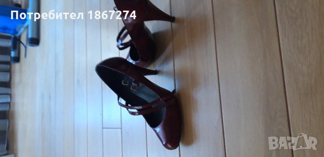 Обувки в цвят бордо, снимка 3 - Дамски елегантни обувки - 29422652