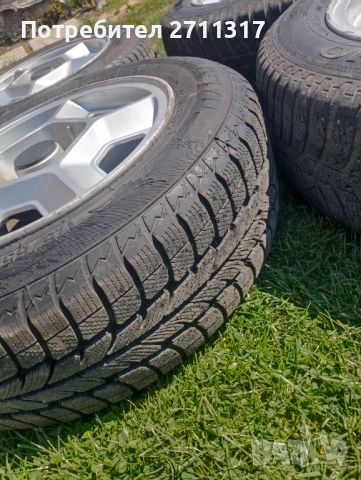 Алуминиеви джанти 4х100 , 14 цола с гуми, лети джанти, снимка 6 - Гуми и джанти - 54172034