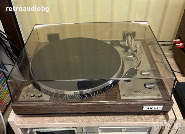 💥Ретро грамофон Akai AP-206 C - Direct Drive - Made in Japan💥, снимка 6 - Грамофони - 49999463