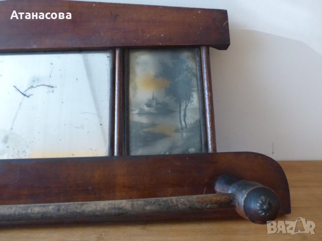 Старо огледало за мивка умивалник 1930 г, снимка 4 - Огледала - 42146268
