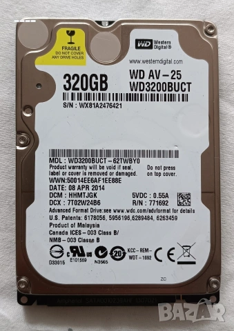 Хард дискове HITACHI WD, снимка 4 - Твърди дискове - 54293163